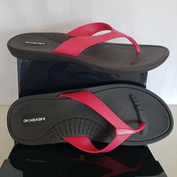 Women's Pink Flip Flops Large NWOT - Picture 2 of 7